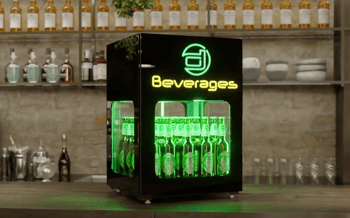 Fully customizable branded mini-fridge gets a sustainable upgrade