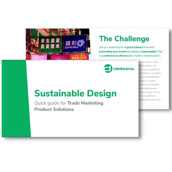 Sustainable Design for Trade Marketeers