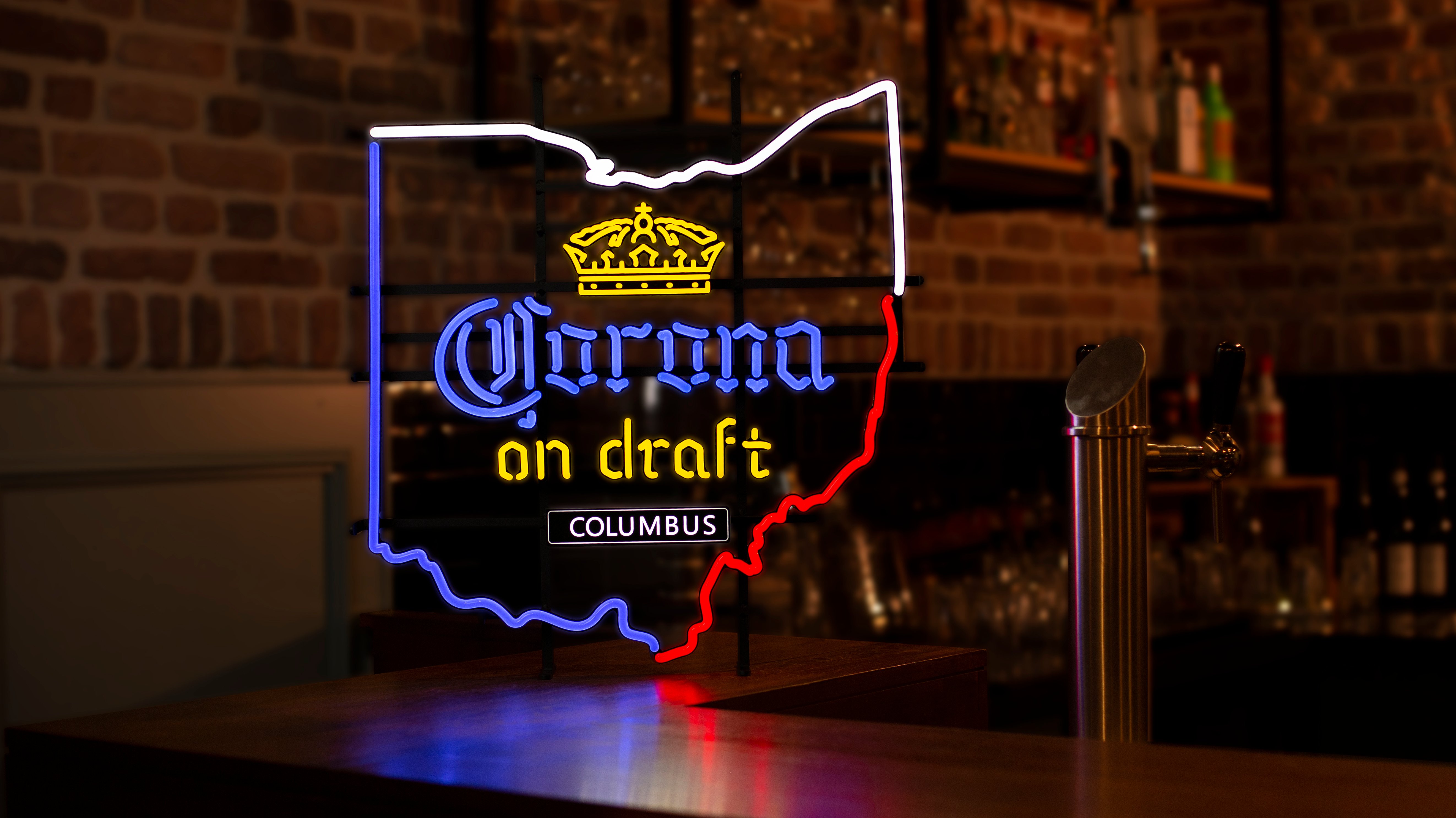 Corona extra Ohio (Columbus) LEDneon, 2019-313 - 1920x1080 verhouding - Hoge resolutie