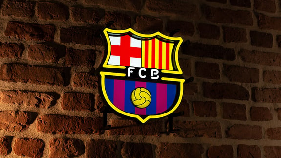 FC Barcelona LEDNeon sign, 2019-702 - 1920x1080 verhouding - Lage resolutie