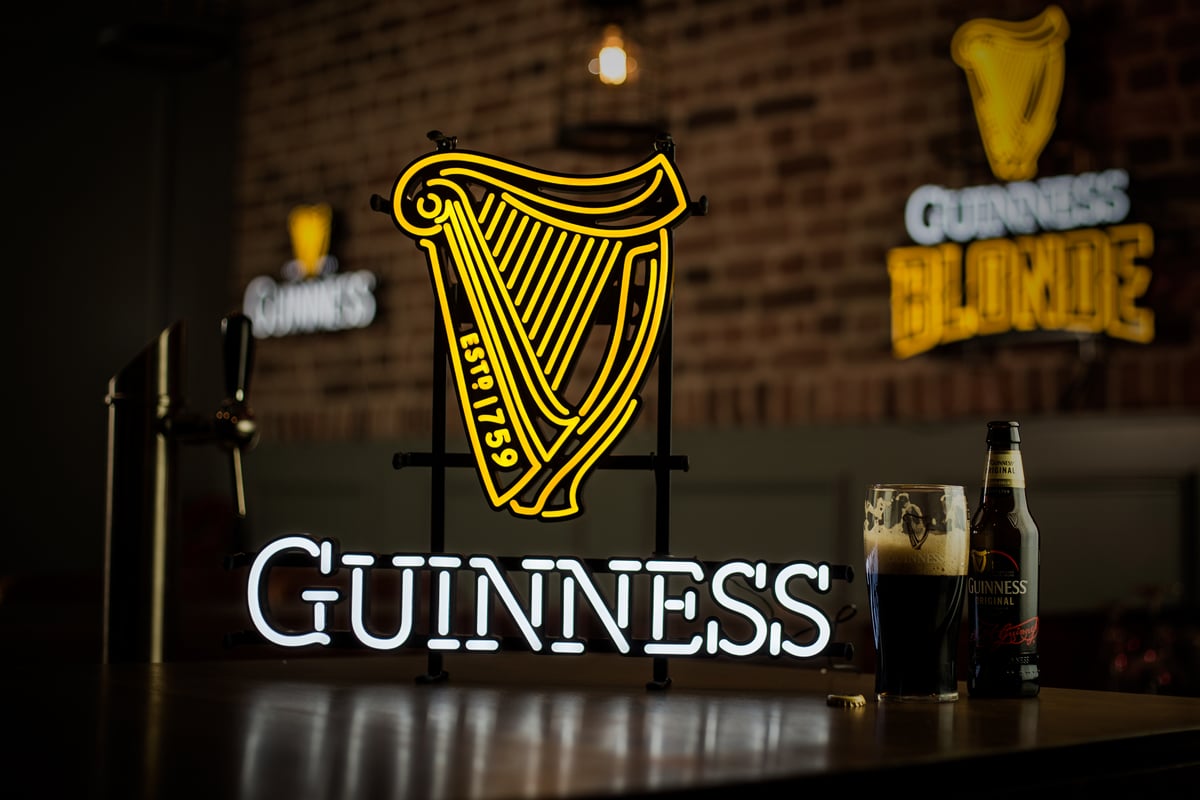 Guinness beer LEDNeon sign LED vs. Neon 