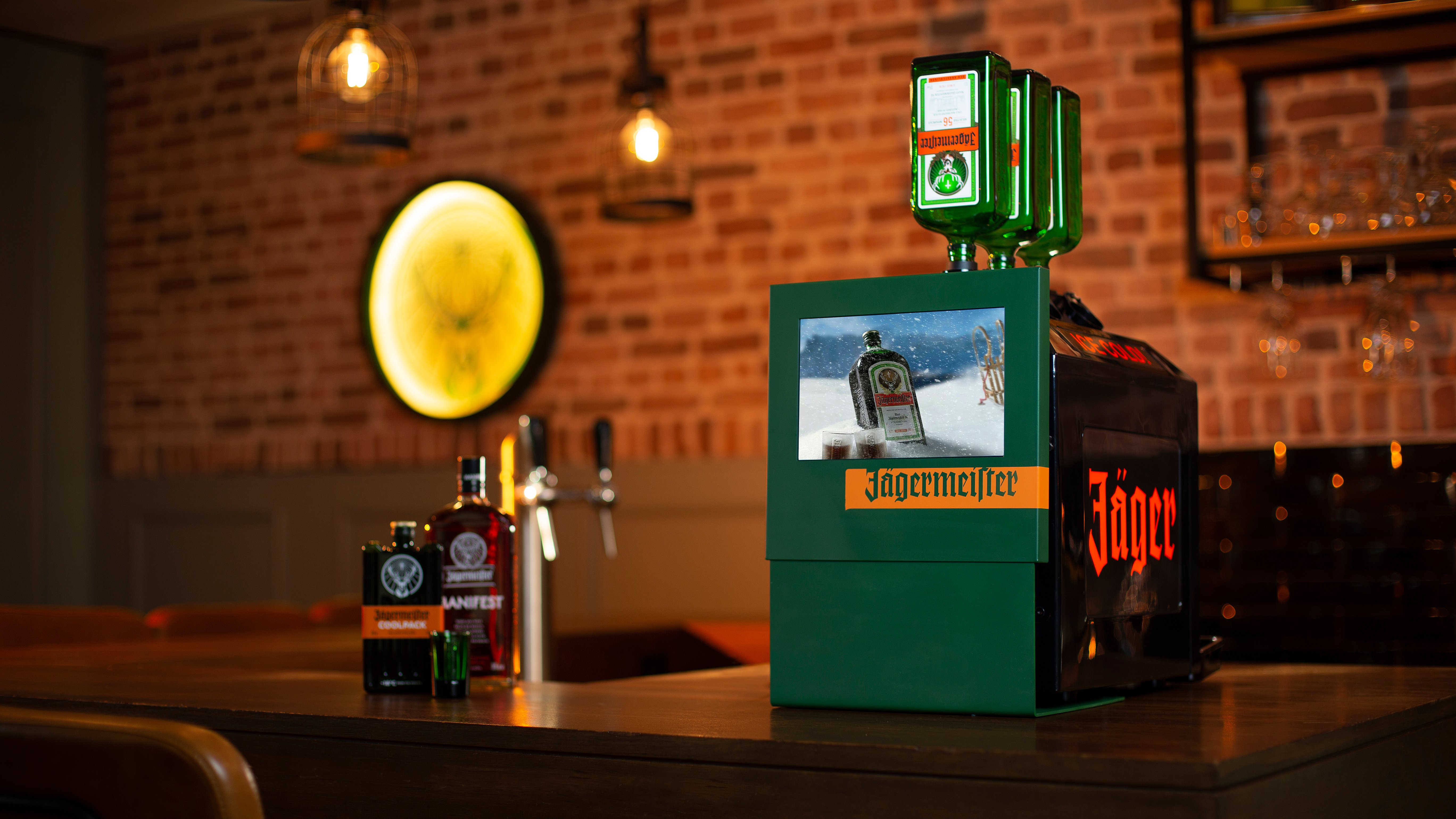 Jagermeister Shot Cooler Screen, 2019-391 - 1920x1080 verhouding - Hoge resolutie