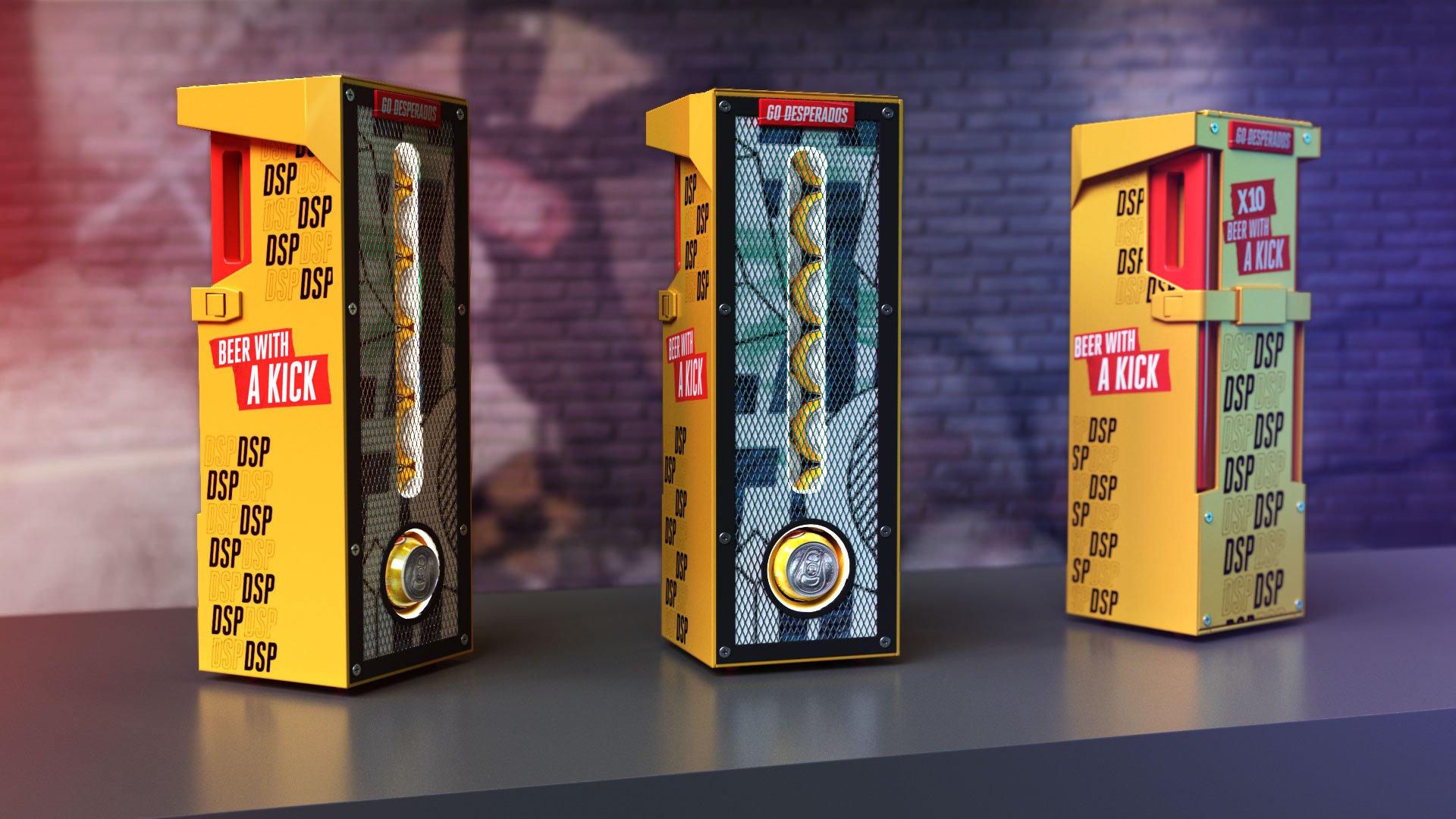 Concept 'The Can Tower' for the Desperados brand.