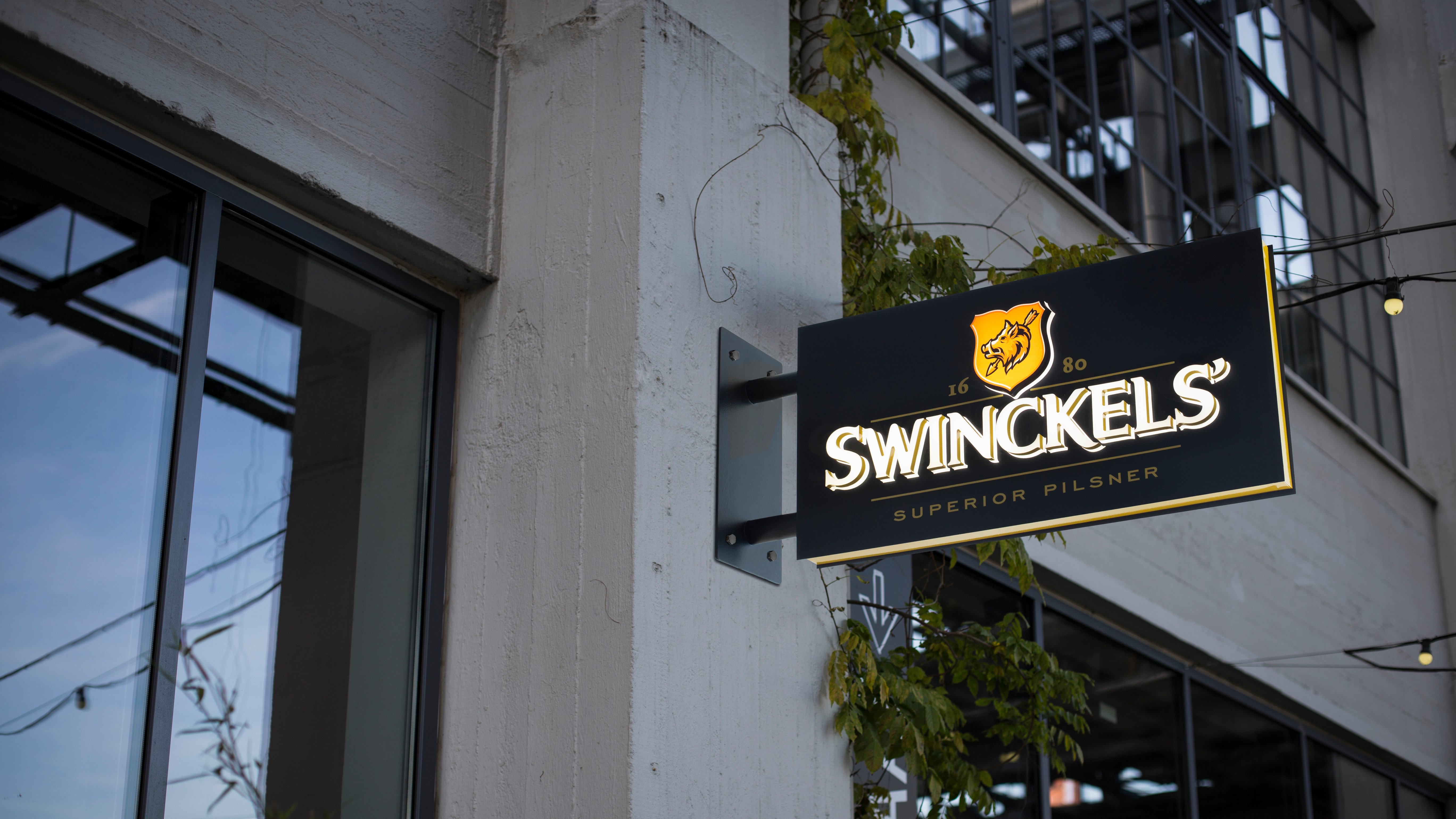 Swinckels' Outdoor Sign