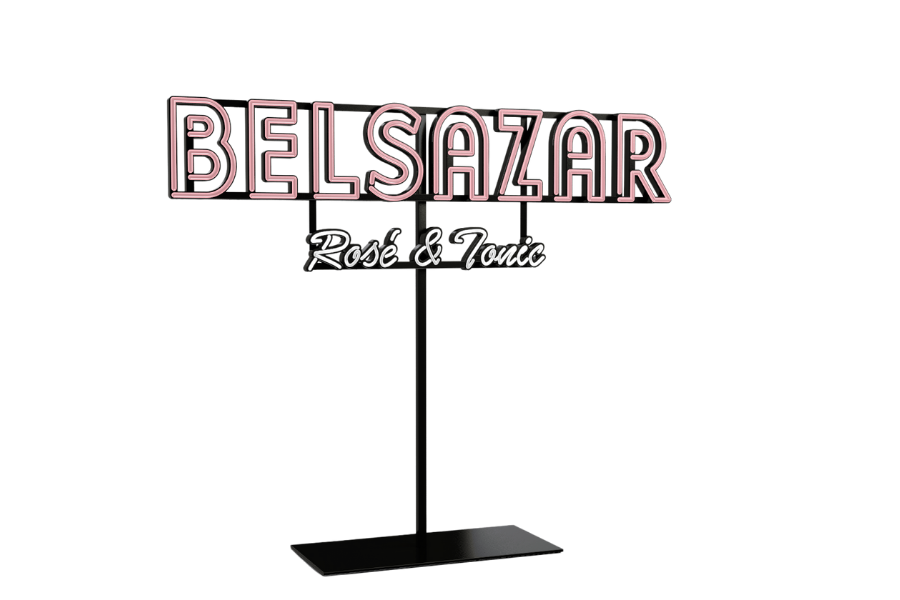 belsazar_sign_rose_tonic_with_stand