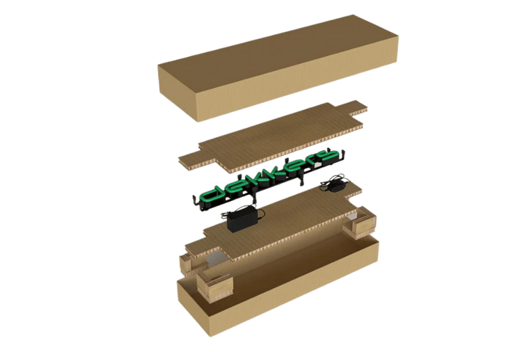 Dekkers International sustainable packaging design 3D model